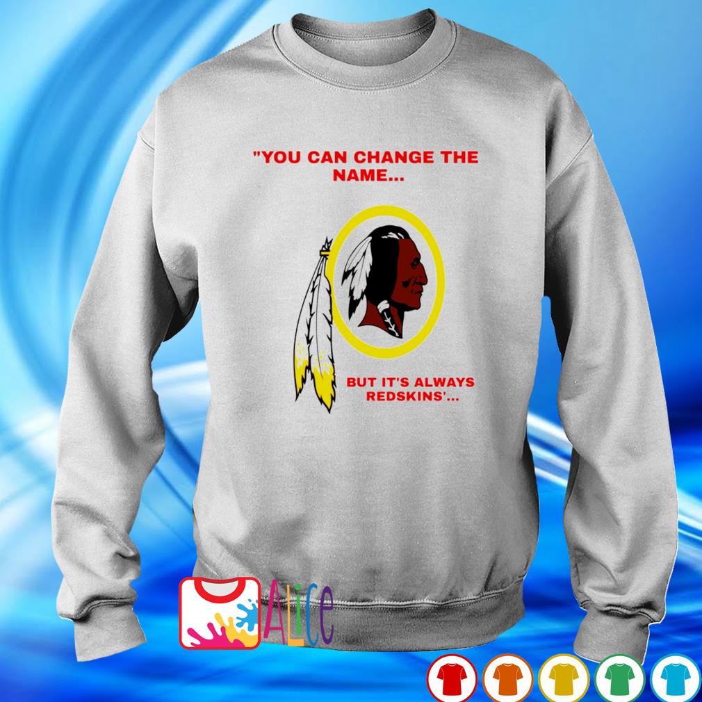 Official Change The Name Back To Washington Redskins Shirt, hoodie