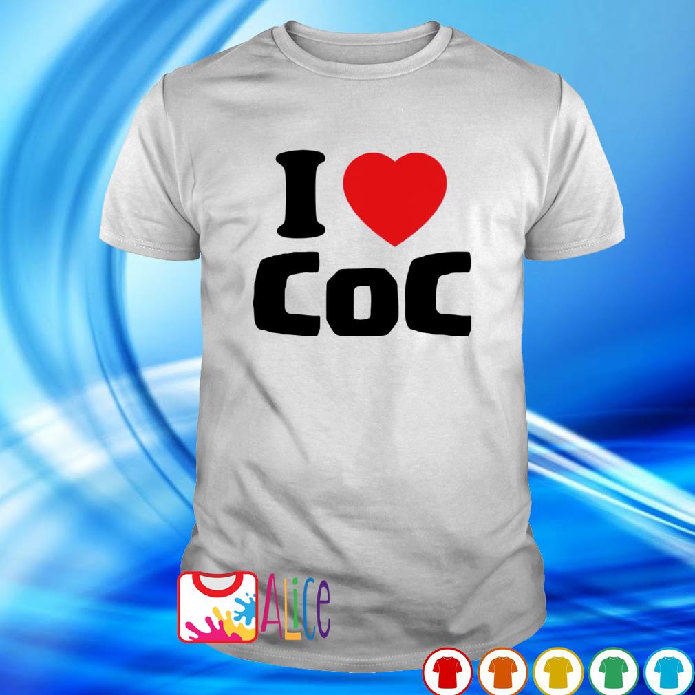 i love coc clash of clans shirt