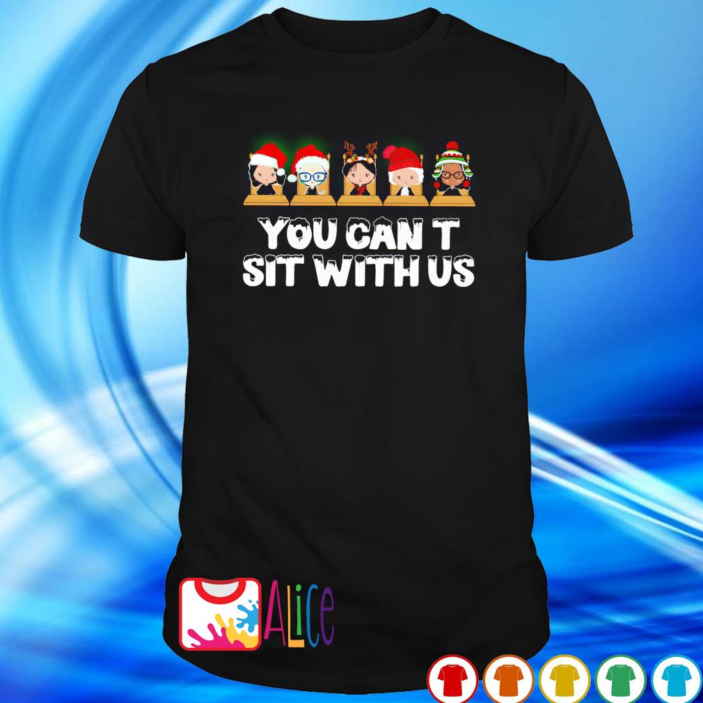 Official feminist you can't sit with us Christmas shirt