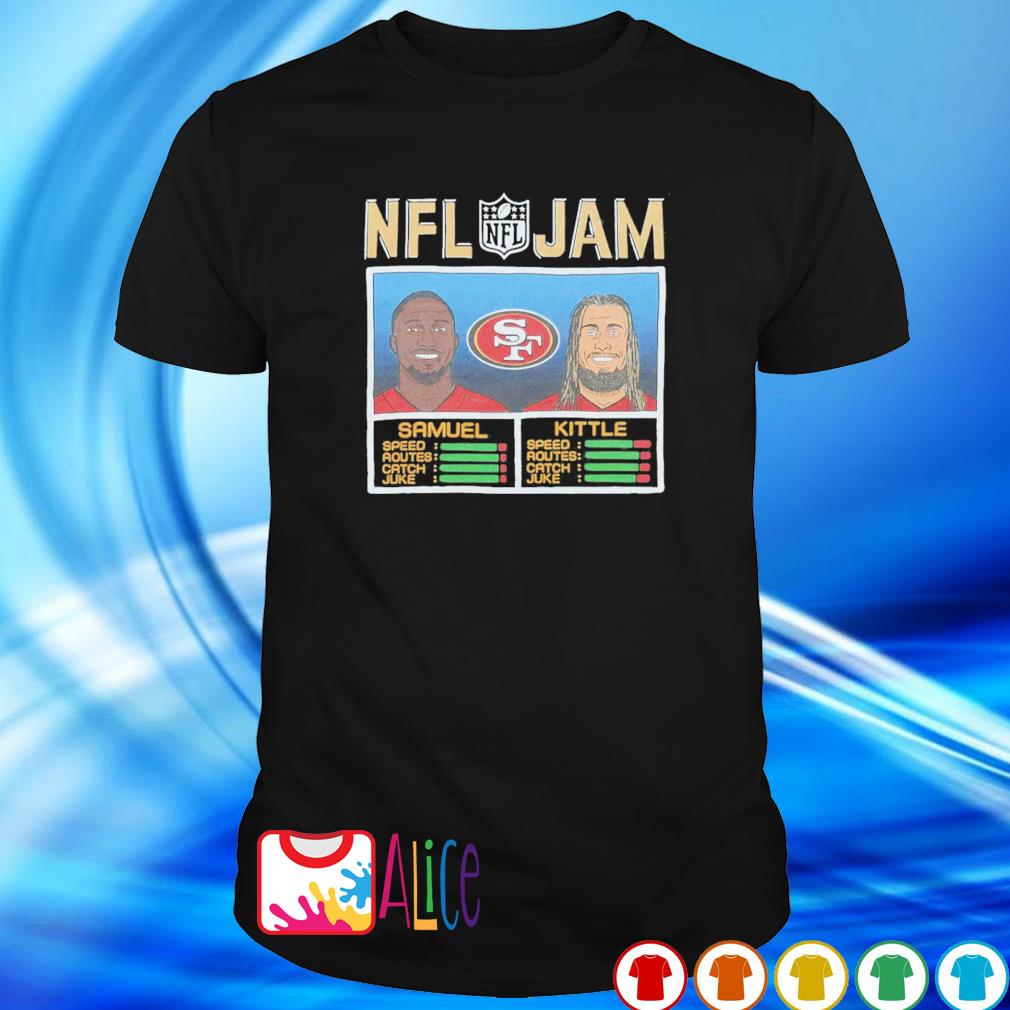 Official nFL Jam San Francisco 49ers Samuel and Kittle shirt