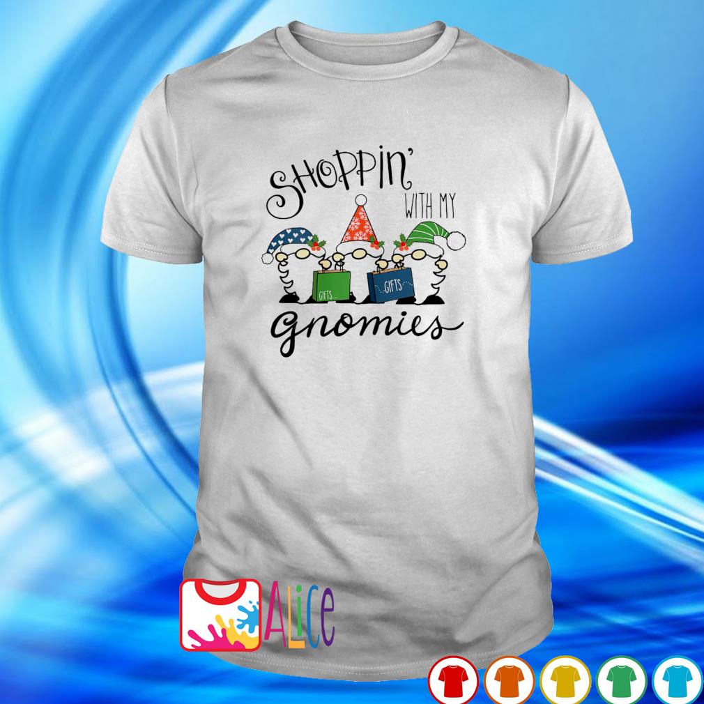 Top shopping with my Gnomies Christmas shirt