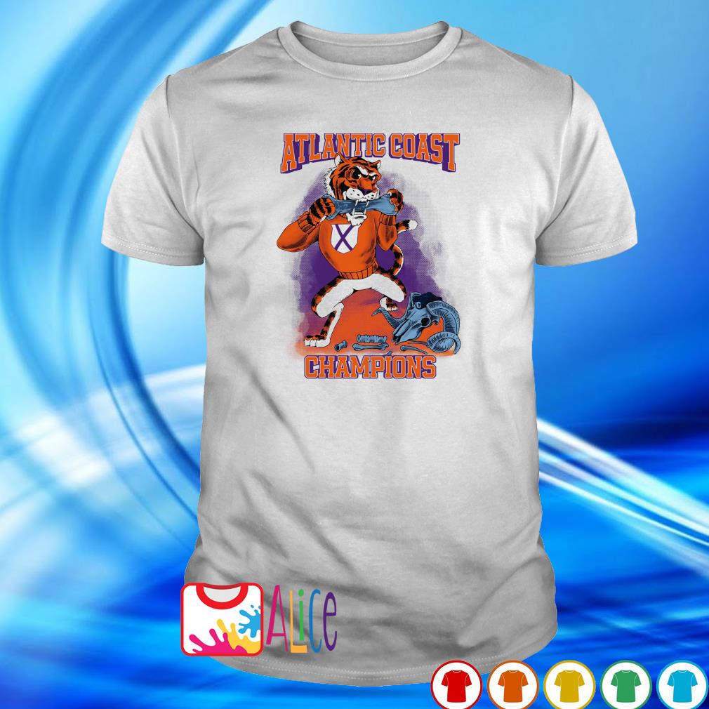 Awesome clemson Tigers Atlantic Coast Champions conference champs shirt