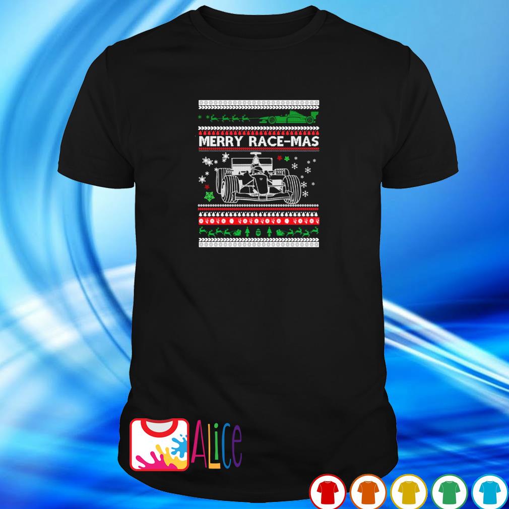 Best merry Race Mas F1 ugly Christmas shirt