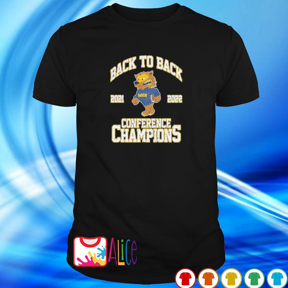 Funny michigan Wolverines men back to back conference champions 2021 2022 shirt