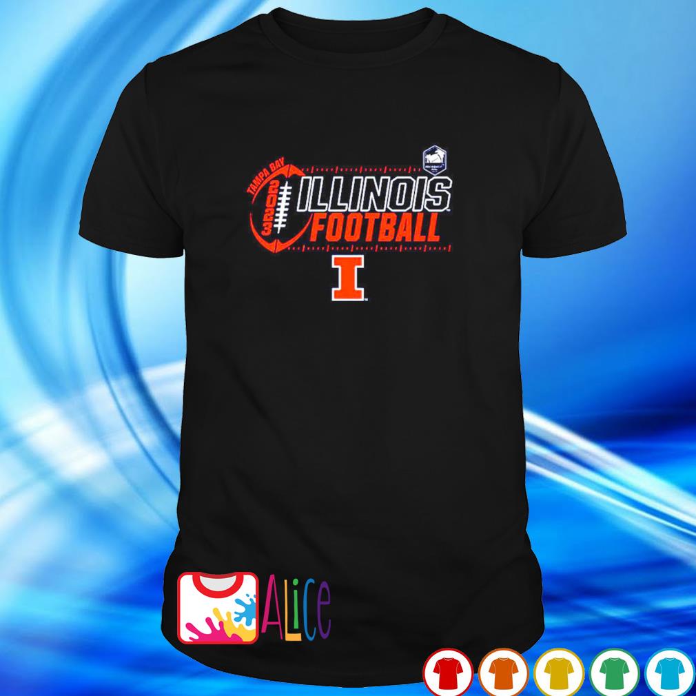 Original illinois Fighting Illini 2023 Tampa Bay ReliaQuest bowl shirt
