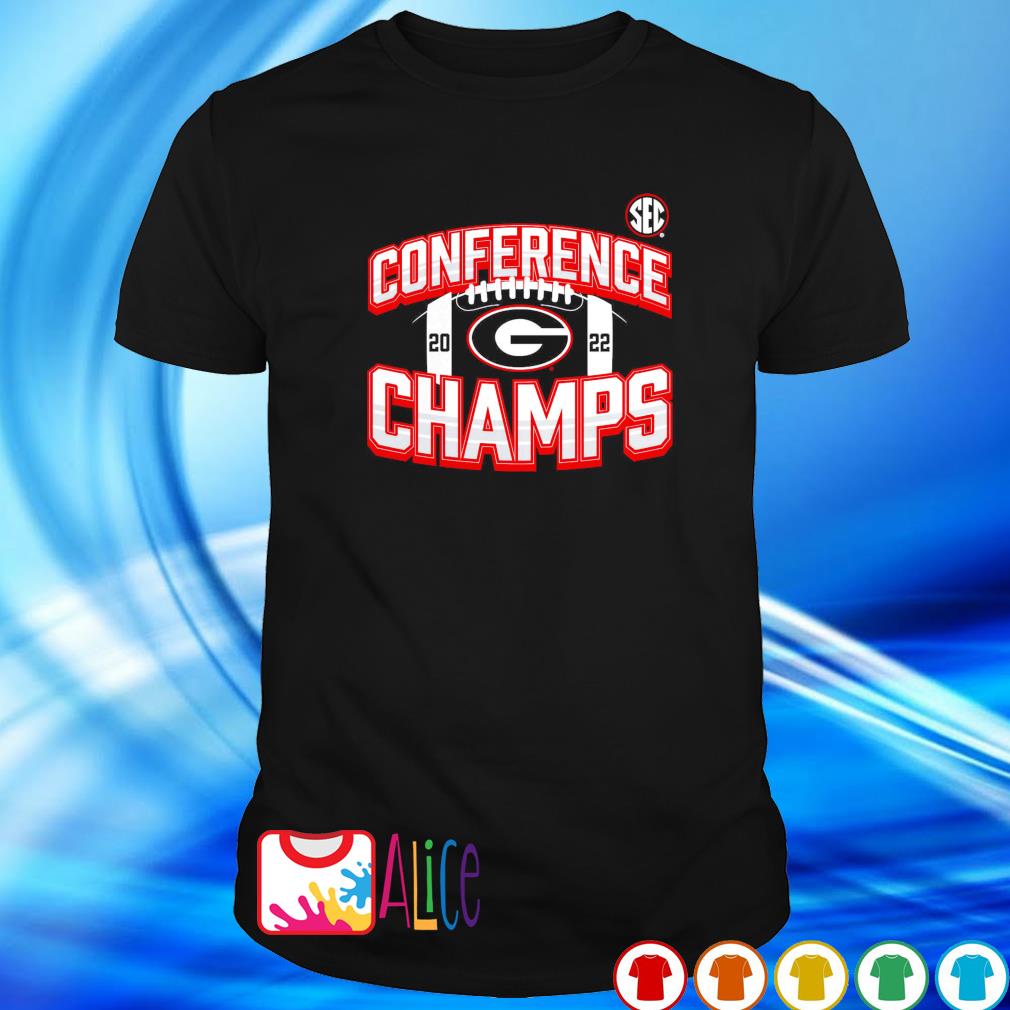 Premium georgia Bulldogs 2022 SEC football conference champs icon bold shirt