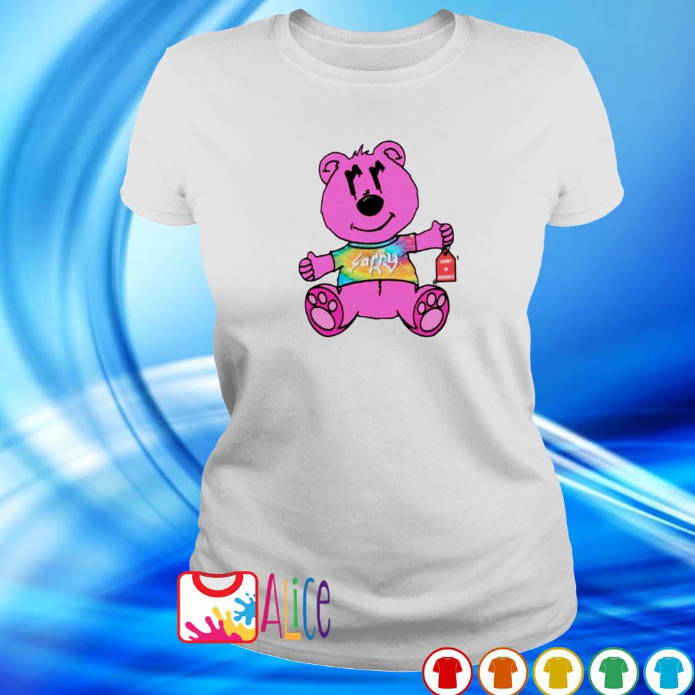 Top joe Burrow pink bear sorry in advance shirt, hoodie, sweater, long  sleeve and tank top