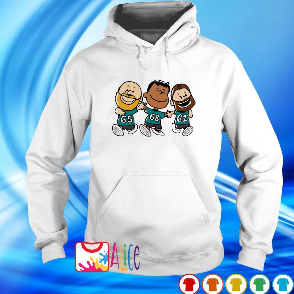 Jordan Mailata Jason Kelce and Lane Johnson cartoon shirt, hoodie, sweater,  long sleeve and tank top