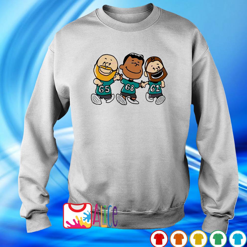 Jordan Mailata Jason Kelce and Lane Johnson cartoon shirt, hoodie, sweater,  long sleeve and tank top