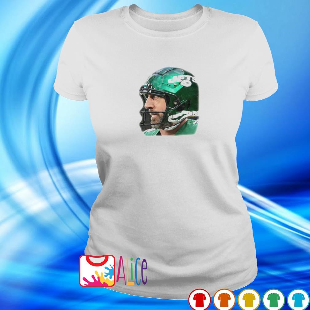 Aaron Rodgers Helmet NY Jets shirt, hoodie, sweater and long sleeve