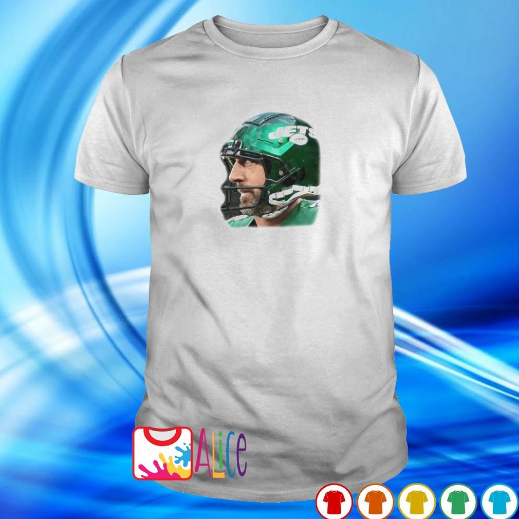 Aaron Rodgers Helmet NY Jets Shirt, hoodie, sweater, long sleeve and tank  top