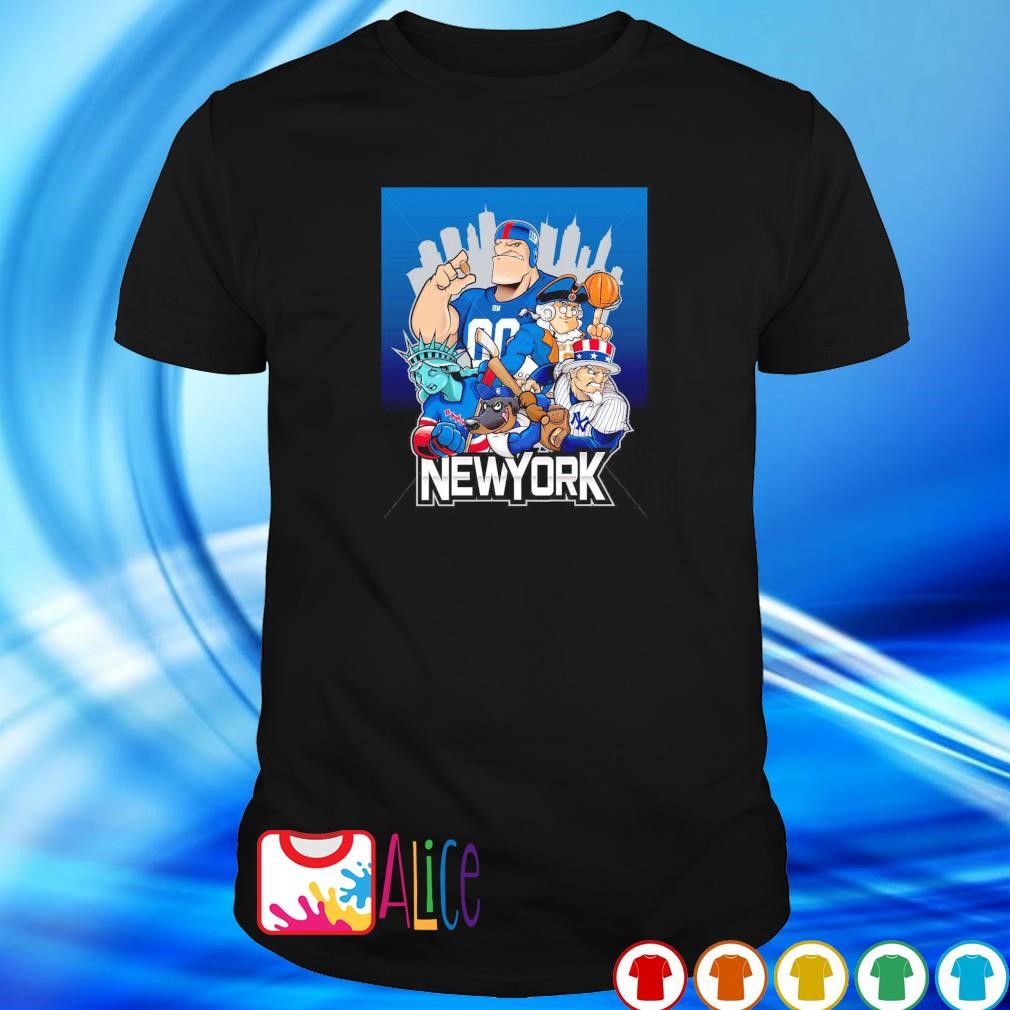 Awesome new York sports mascots shirt