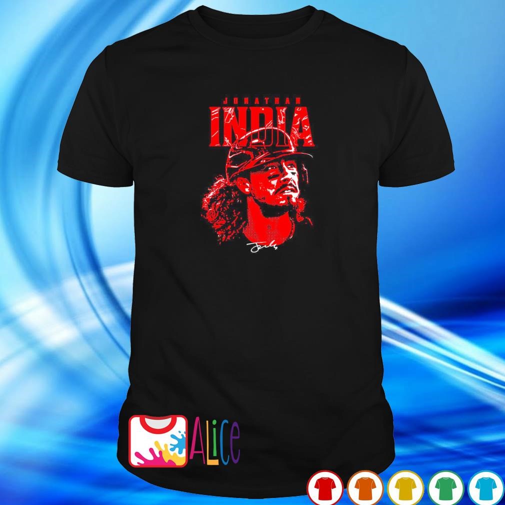 Best jonathan India Cincinnati Reds face and signature shirt