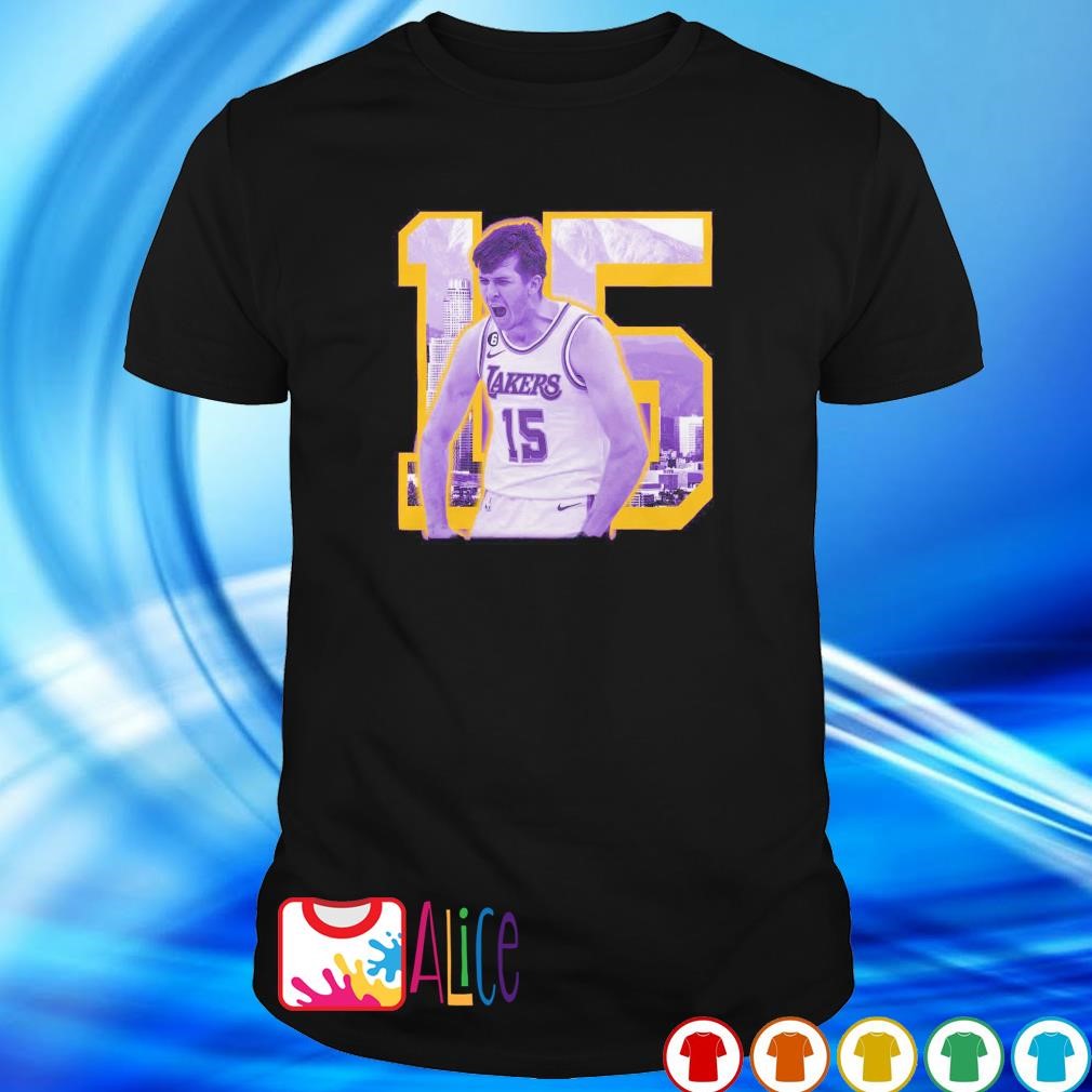 Best lA Lakers Austin Reaves number 15 skyline shirt
