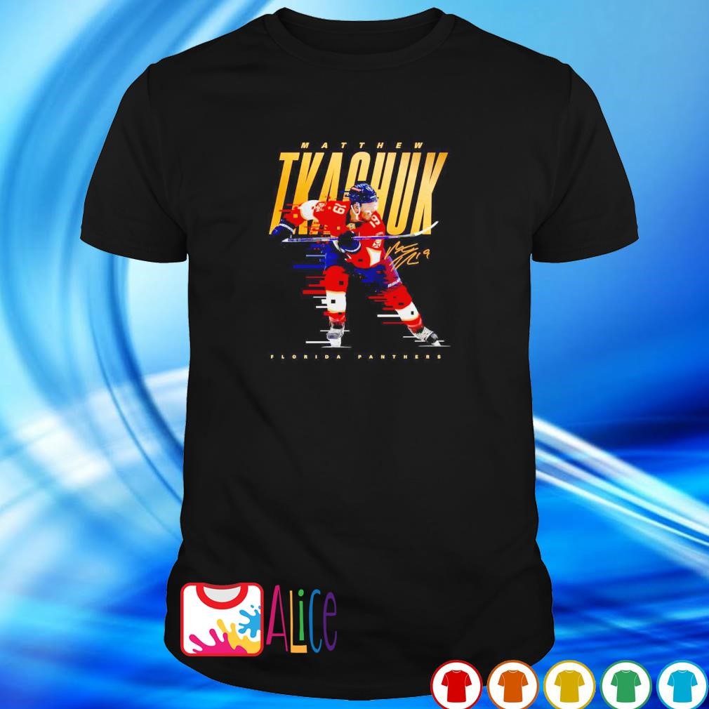 Nice matthew Tkachuk Florida Panthers signature ice hockey shirt