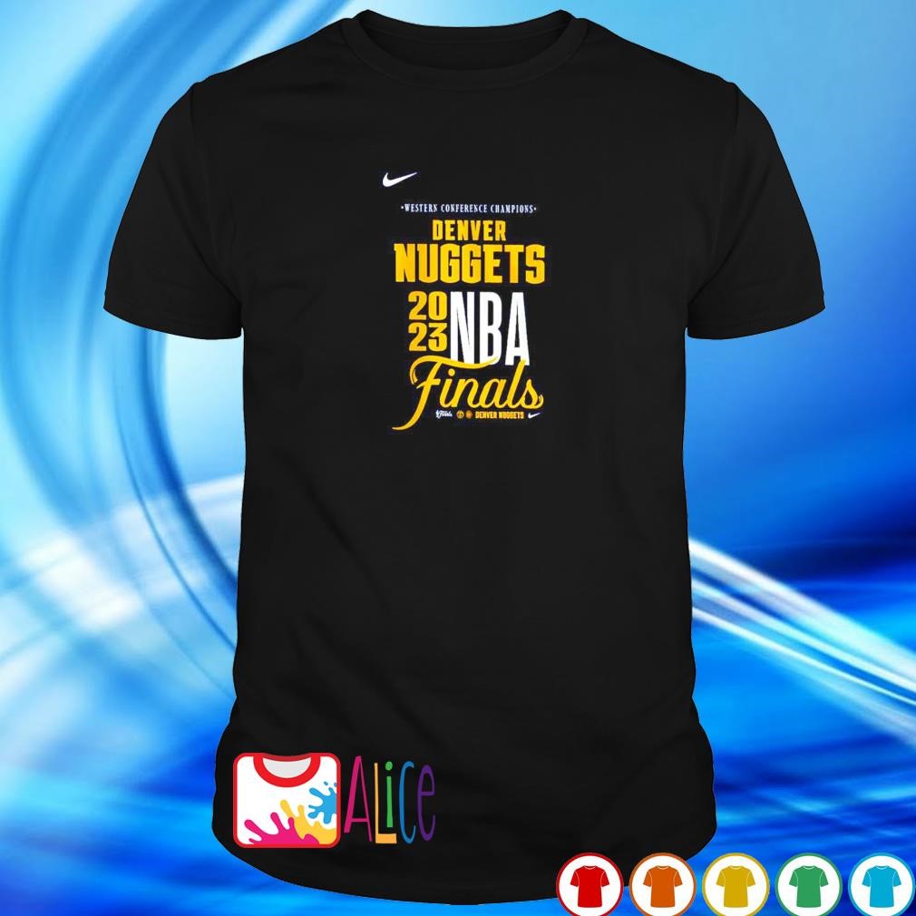Official denver Nuggets Nike 2023 NBA finals shirt