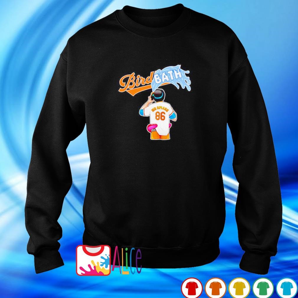 Premium bird Bath 86 Mr. Splash Baltimore Orioles shirt, hoodie, sweater,  long sleeve and tank top