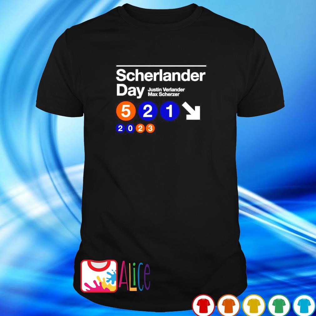 Top scherlander day Justin Verlander Max Scherzer New York Mets 2023 shirt