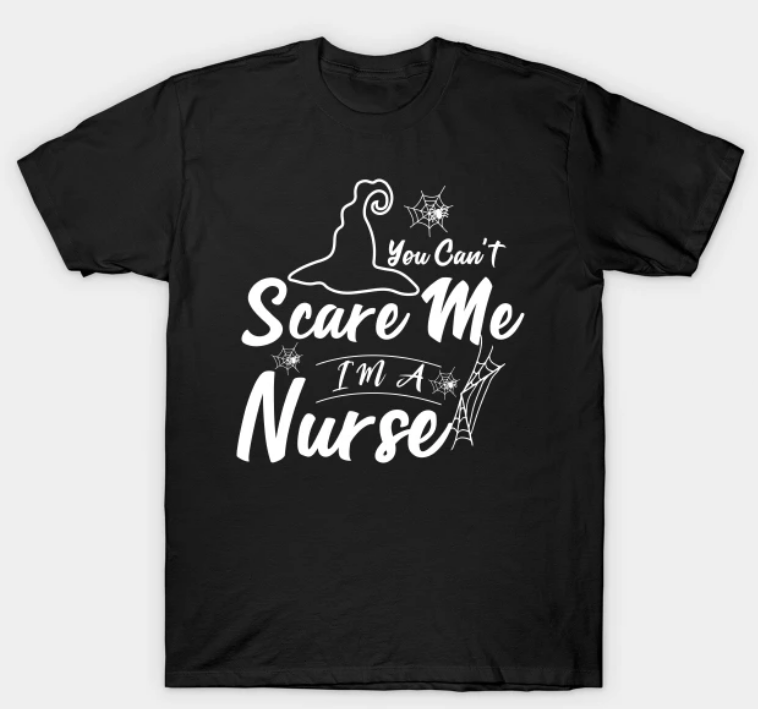 Can't Scare Nurse • Fall Funny Nurse Halloween Personalized